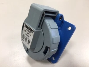 Leviton 320R6W Pin & Sleeve Receptacle 20 Amp 250VAC 2 Pole 3 Wire - Picture 1 of 6