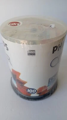 Philips 100 CD-R Blank 52X - 700MB - 80Min - Image 1 of 4