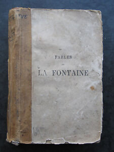 Fables de La Fontaine illustriert kolorierte Stahlstiche Hadamar et Desandre