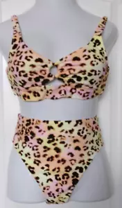 Two piece bikini set  Bar III Size Medium Animal Print - Picture 1 of 4