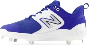 New Balance Men's Fresh Foam X 3000v6 Blu/Wht Metal Baseball Cleats Sz: 14 - Picture 1 of 5