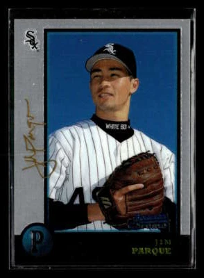 1998 Bowman Chrome Jim Parque Golden Anniversary #351 Rookie /50 Sox U5579 - Image 1 of 2