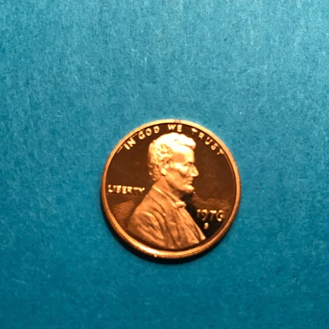 1976 S Proof Lincoln Cent   FREE SHIP Cover