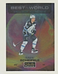 2020-21 OPC Platinum BEST IN THE WORLD #BW-5 MARK SCHEIFELE Winnipeg Jets - Picture 1 of 2