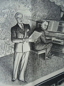 Original Print WW2 SPRING SONG - COME DOWN TO KEW GARDENS IN CARROT TIME...... - Picture 1 of 2