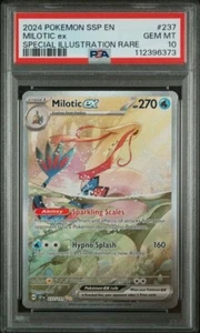 Pokemon Surging Sparks Milotic EX 237/191 Special Illustration Rare Holo PSA 10 - Picture 1 of 2