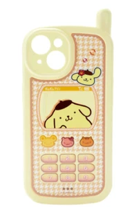 Sanrio Pom Pom Purin Retro Mobile Phone Style iPhone 15/14 Case Japan NEW - Picture 1 of 3