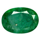 0.35 KT Brillante Taglio Ovale (6 X 4 MM) Verde (un-Heated) Gemma Smeraldo