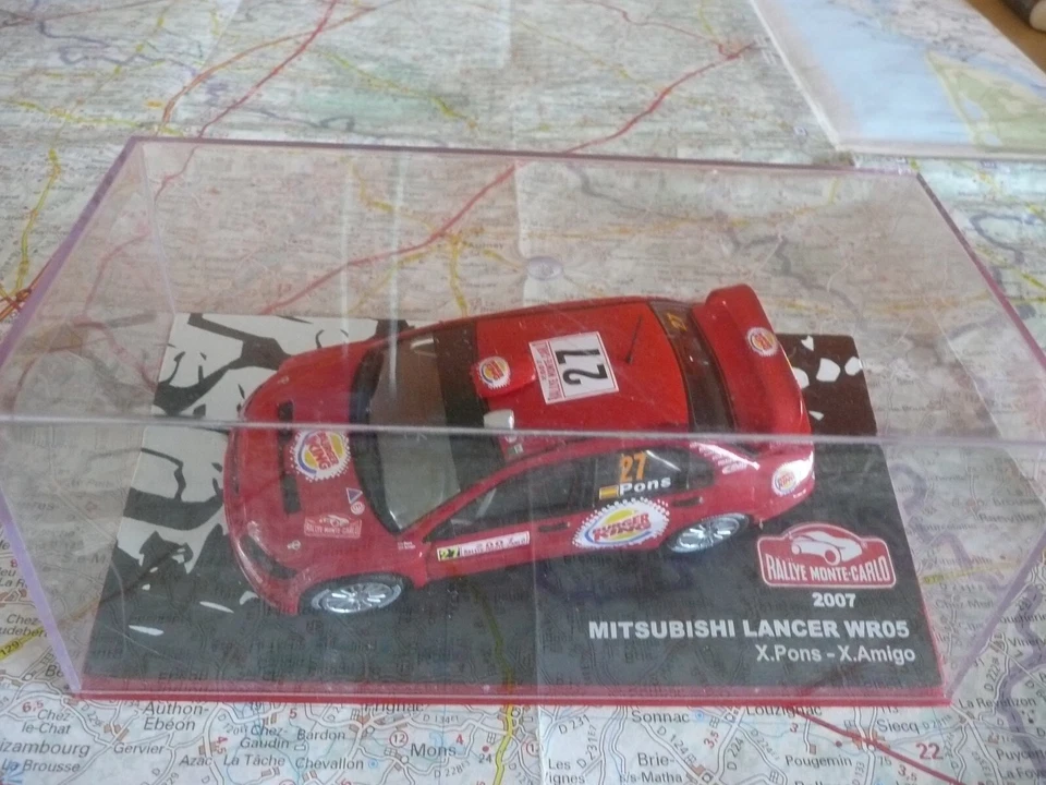 MITSUBISHI Lancer WR 05 n°27 Monté Carlo 2007 (Pons)  IXO 1/43 en boite - Photo 1/1