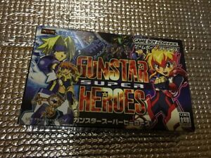 Gunstar Super Heroes Nintendo Gameboy Advance GBA Sega Used Japan 2005 F/S