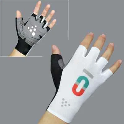 Hombres Mujeres Guantes de Ciclismo Aero Equipo Ligeros Medio Dedo Antideslizantes Guantes a Prueba de Golpes Foto 1 de 4