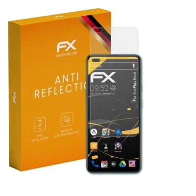 atFoliX 3x Screen Protection Film for OnePlus Nord matt&shockproof - Image 1 of 4