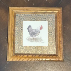 Rooster Wall Art Framed by The Gold Leaf Framing Designs of Terrace, Park, OH - Picture 1 of 8