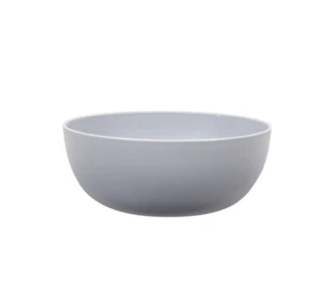 Set of 4 | Mainstays Plastic Cereal Salad Bowls, Round, Light Gray 38-Ounce - Picture 1 of 4