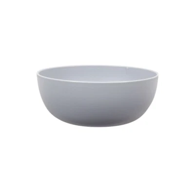 Set of 4 | Mainstays Plastic Cereal Salad Bowls, Round, Light Gray 38-Ounce - Image 1 of 4