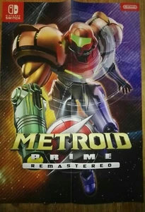 Promotional preorder Metroid Prime poster only 5000 (60x40),Nintendo Switch - Imagen 1 de 5