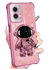 Case - Women Girls Cute Astronaut Girly Glitter for Moto G Power 5G 2024 Pink - Picture 1 of 7