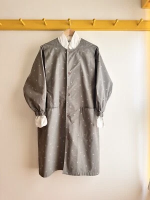 Issey Miyake IM Studio cotton black lab coat shop jacket duster trench vintage L - Image 1 of 4