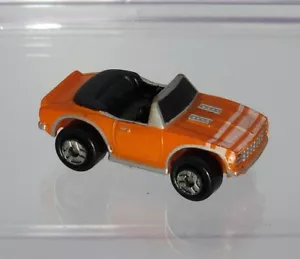 Galoob Micro Machines 68 Chevy Camaro Convertible Orange w/ White Stripes - Picture 1 of 5