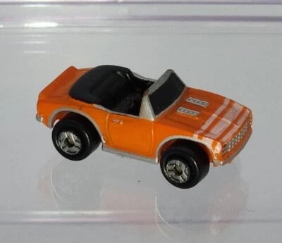 Galoob Micro Machines 68 Chevy Camaro Convertible	Orange w/ White Stripes - Image 1 of 4