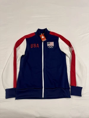 NWT Official United States Olympic Team Apparel Jacket Soft Athletic Mens Small - Image 1 of 4