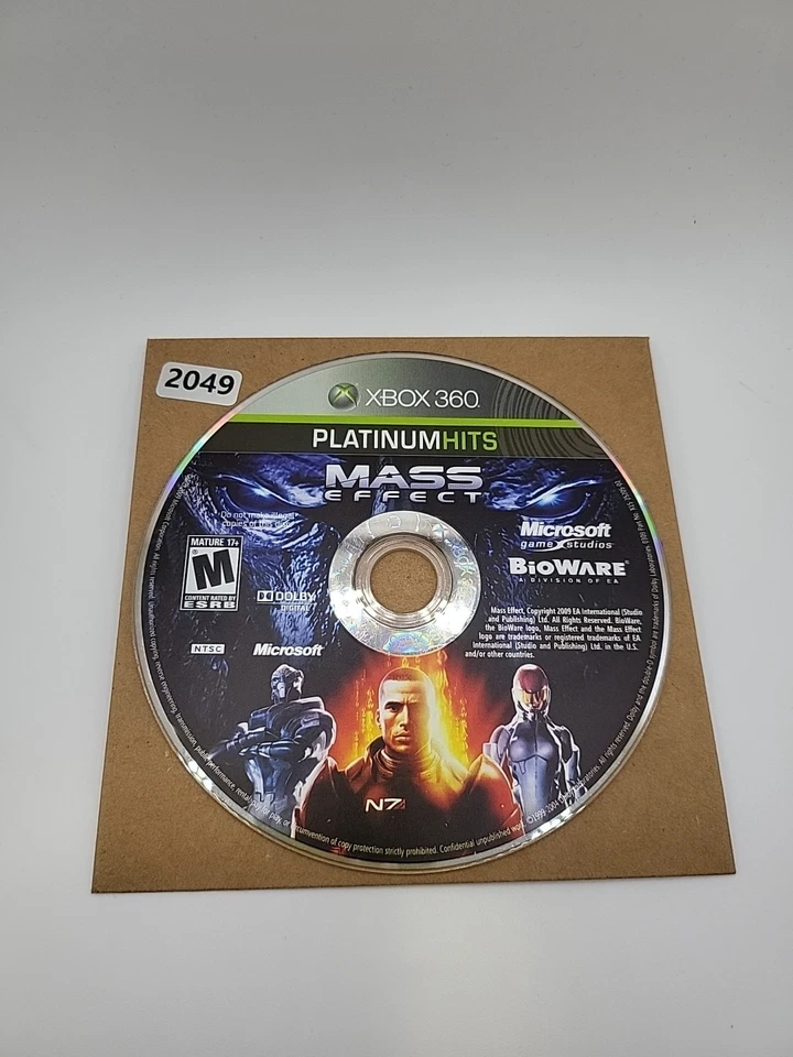 Mass Effect (Microsoft Xbox 360, 2007) БЕЗ ОТСЛЕЖИВАНИЯ - ТОЛЬКО ДИСК  - Изображение 1 из 1