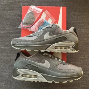 Mens Nike Air Max 90 Vel-cro Heel Patch Anthracite US 12 HM0956-001 - Picture 1 of 11