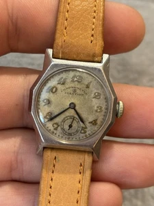Raro Splendido OROLOGIO MILITARE VINTAGE GRAN PREMIO ELEZIONI CRONOMETRO 1914 - Foto 1 di 15