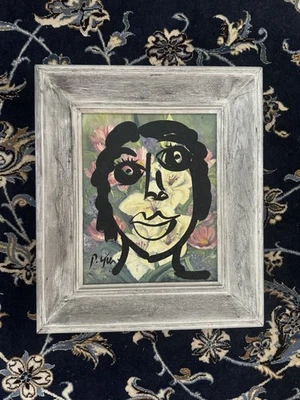 Pintura sobre lienzo de calidad PETER KEIL - Marco de calidad vintage flores de 10”x14”... Foto 1 de 4