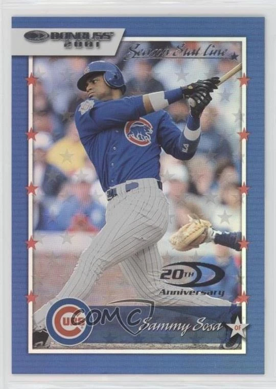 2001 Donruss Stat Line Season /50 Sammy Sosa #23 - Image 1 of 2