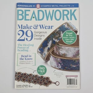 Beadwork Magazin Juni/Juli 2017 Perlen-, Perlen- und Schmuckprojekte, verweben - Bild 1 von 3
