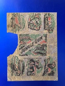 1933 R78 Jungle Gum Wrapper - POOR - Picture 1 of 3
