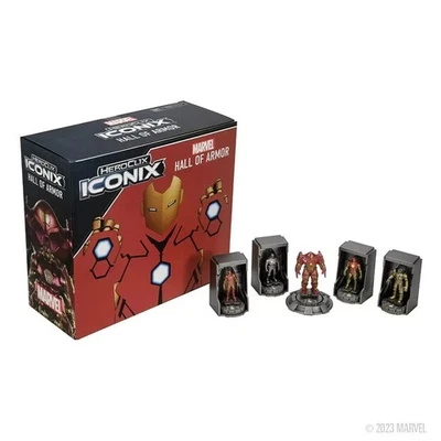 Marvel Heroclix Iconix - Salón de la Armadura - Iron Man Nuevo de Lote Antiguo Foto 1 de 3