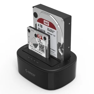 Orico 6228US3-C Hard Disk Drive Docking Station USB SATA Dual-bay Enclosure C AU - Picture 1 of 1