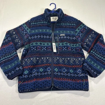 Alpine Design Men’s Sherpa Fleece  Jacket Full Zip Size Medium $98 MSRP NEW - Изображение 1 из 4