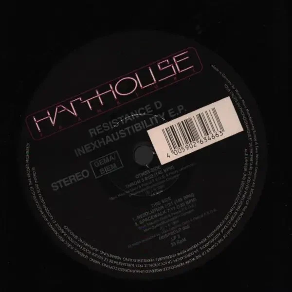 Resistance D Inexhaustibility E.P. EP Vinyl Single 2 X 12inch NEAR MINT - Bild 1 von 1