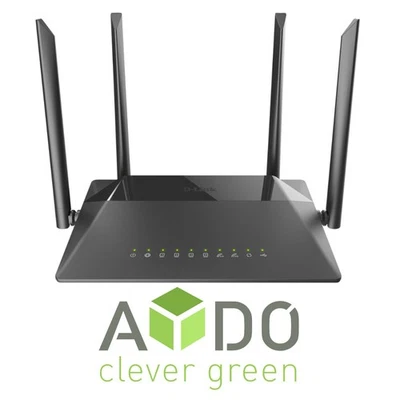 D-LINK DIR-825 AC1200 R1 WLAN Dualband Router WAN VLAN ID FTTH Glasfaser Support - Bild 1 von 4