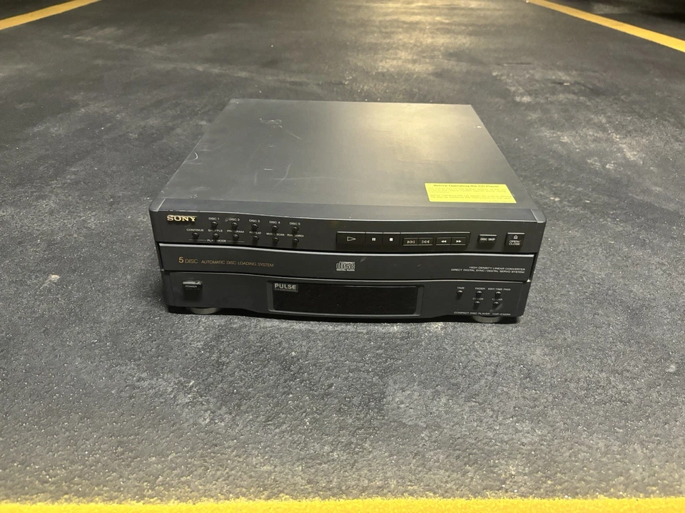 Sony CDP-C322M CD Changer 5 Disc Player Carrousel No Remote Tested Working - Image 1 of 4