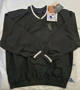 NOS 1990's Antigua Black Chicago White Sox Long Sleeve Sweatshirt / Pullover  XL