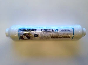 REVERSE OSMOSIS IN-LINE CARBON FILTER 10 X 2 3/8" FPT THREADED ENDS - Picture 1 of 1