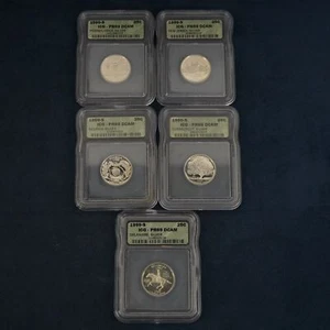 1999-S 25c Silver Washington State Quarters (5Coins) ICG PR69 DCAM - Free Ship - Picture 1 of 3