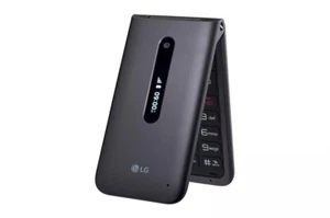 New LG Classic Flip L125DL TracFone Unlocked CDMA 4G VoLTE Camera FlipPhone - Afbeelding 1 van 11