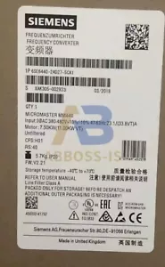1 PIEZA Siemens 6SE6 440-2AD27-5CA1 6SE6440-2AD27-5CA1 Nuevo en Caja VÍA DHL - Imagen 1 de 1