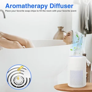 Air Purifiers for Bedroom Home,H13 HEPA Personal Desk Mini Air Purifier,20db ... - Picture 1 of 12