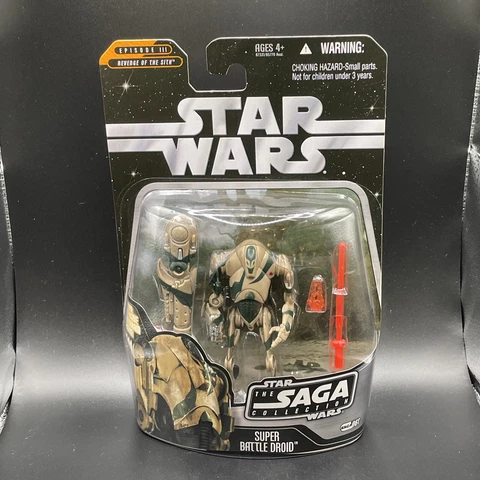 Star Wars The Saga Collection Revenge of The Sith Super Battle Droid Hasbro 2006 Cover