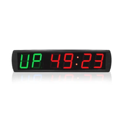 Digital Clock Interval Timer Gym Crossfit Training Fitness Timer Wall Clock Big - Image 1 of 4