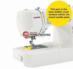 JANOME Toplader Nähmaschine Rechteck Spule Abdeckung Schiebeplatte #502017104 - Bild 1 von 3
