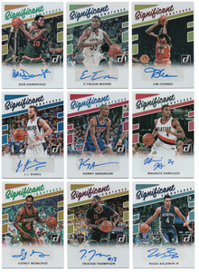 2017-18 Donruss Significant Signatures Auto Pick Any Complete Your Set