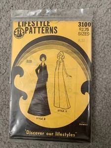 Lifestyle Patterns 3100 Hawaiian Muumuu Caftan SZ 8,12,16 - Picture 1 of 2