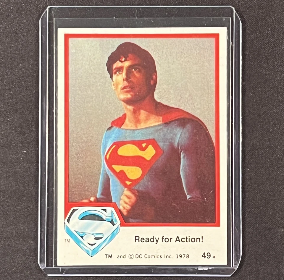 SUPERMAN 1978 Topps Movie Trading Card #49 Near Mint PSA - Image 1 of 2
